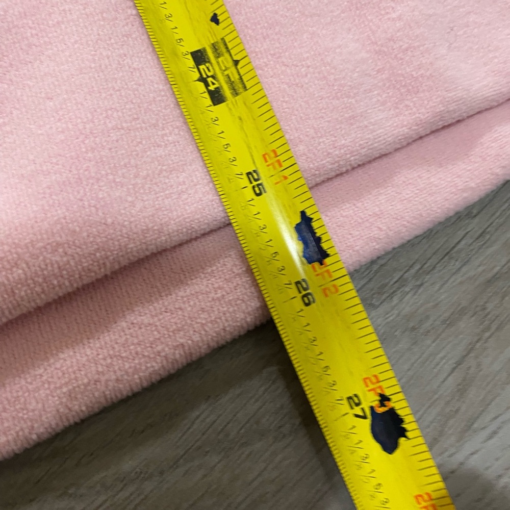 Dudley Stephens Valley V-neck in Terry Fleece Light Pink Size Medium - Picture 8 of 8